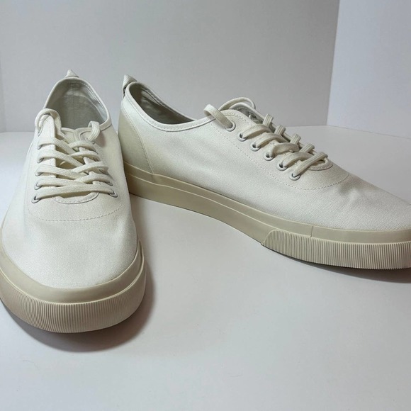 Everlane Unisex Recycled Cotton The Forever Sneaker Tennis Sneakers White‎ main image 6